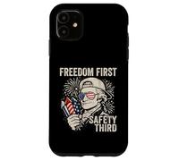 Carcasa para iPhone 11 Libertad Primera Seguridad Tercera Alexander Hamilton 4 de Julio