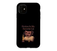Carcasa para iPhone 11 Libro Nerd Humor Ficción Escape Burnout Bibliófilo Vibes