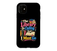 Carcasa para iPhone 11 Libros Divertidos de la Biblioteca Libro Lectura Nerd