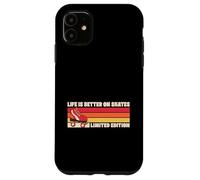 Carcasa para iPhone 11 Life is Better On Skates - Rodillo Retro de edición Limitada