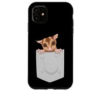 Carcasa para iPhone 11 Lindo Deslizador de azúcar Regalo exótico Mascota Sugar Bear Sugar Glider