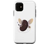 Carcasa para iPhone 11 Lindo Hada Madrina Amante de Frijoles Kawaii Humor Vegano