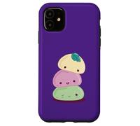 Carcasa para iPhone 11 Lindos Personajes de Mochi Kawaii Apilados