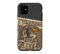 Carcasa para iPhone 11 Lion of Judah Vintage Ethiopia Art Selassie Rasta Reggae
