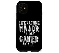 Carcasa para iPhone 11 Literature Major by Day Gamer by Night English Classic Lit
