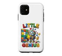 Carcasa para iPhone 11 Little Genius Robot Puzzle Builder, diseño Infantil