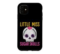 Carcasa para iPhone 11 Little Miss Sugar Skull Divertido Niño Niña Chica Mexicana Diversión
