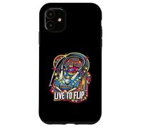 Carcasa para iPhone 11 Live To Flip Pinball Machine Retro Arcade Gamer