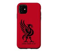 Carcasa para iPhone 11 Liverpool England EST. 1207 Liverbird Zine Ink, impresión Negra