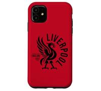 Carcasa para iPhone 11 Liverpool England EST. 1207 Redondo Negro Impresión