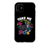 Carcasa para iPhone 11 Llévame a los 90 Retro Alien Hip Hop Boombox Throwback