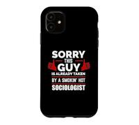 Carcasa para iPhone 11 Lo Siento, Este Chico es tomado por un humeante sociólogo Amor