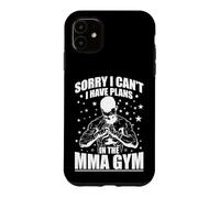 Carcasa para iPhone 11 Lo Siento, no Puedo Tener Planes en el Gimnasio MMA