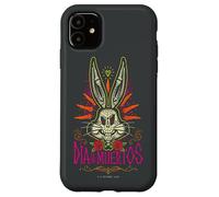 Carcasa para iPhone 11 Looney Tunes Dia De Los Muertos Creepy Bugs Bunny Halloween