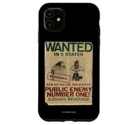 Carcasa para iPhone 11 Looney Tunes Slyvester Wanted Public Enemy