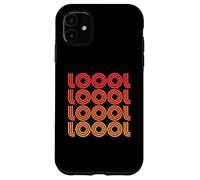Carcasa para iPhone 11 Loool LOL Funny Laugh LMAO LMFAO Lolol Abreviatura Abreviatura Abanico Texto