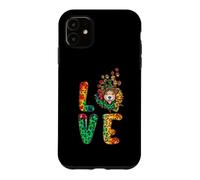 Carcasa para iPhone 11 Love Jack Russell Terrier Dog Sunflower Tie Dye Leoparad