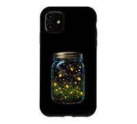 Carcasa para iPhone 11 Luciérnagas En Tarro Lindo Relámpago Insectos Noche Brillante