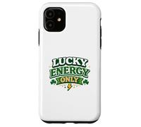 Carcasa para iPhone 11 Lucky Energy Only 17 de Marzo Fiesta Irlandesa Clover St Patricks