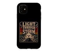 Carcasa para iPhone 11 Luz a través de la tormenta Cruz Cris