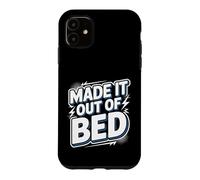 Carcasa para iPhone 11 Made It out of Bed Logro Éxito de la mañana ||-