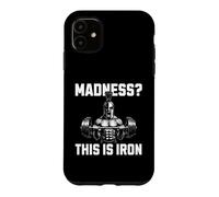 Carcasa para iPhone 11 Madness This Is Iron Espartano Fitness Fuerza Gym Pesas
