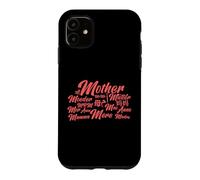 Carcasa para iPhone 11 Madre Mama Moeder Mãe En Idiomas Extranjeros Día de la Madre Mamá