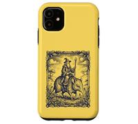 Carcasa para iPhone 11 Mago Montando Criatura Mística Elefante Musaraña Fantasía