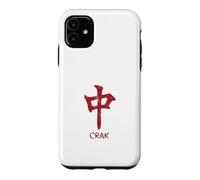 Carcasa para iPhone 11 Mahjong Lovers Crak Red Dragon Símbolo Azulejos Puntos Bam Kung