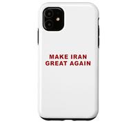 Carcasa para iPhone 11 Make Iran Great Again - Minimal Text White & Red