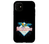 Carcasa para iPhone 11 Mallorca Islas Baleares Retro Parrot Vintage Souvenir