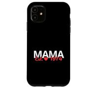 Carcasa para iPhone 11 Mamá EST 1974 - Celebración de Cumpleaños Maternidad