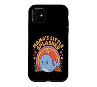 Carcasa para iPhone 11 Mama's Little Splasher Cute Whale Mom Kids