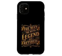 Carcasa para iPhone 11 Man The Myth Legend ha Jubilado Veterano de jubilación