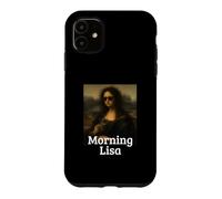 Carcasa para iPhone 11 Mañana Lisa Leonardo Da Vinci Divertido Mona Lisa