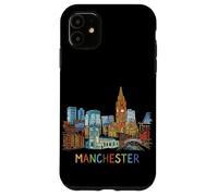 Carcasa para iPhone 11 Manchester, Inglaterra, Recuerdo, Ciudad, hito Regalo