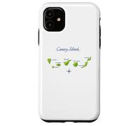 Carcasa para iPhone 11 Mapa de Islas Canarias Tenerife Gran Canaria La Gomera Lanzarote