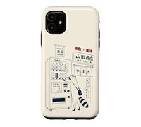 Carcasa para iPhone 11 Máquina Expendedora Japonesa Mapache Shibuya Tokio