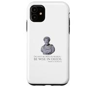 Carcasa para iPhone 11 Marco Aurelio - Cita de filosofía estoica sobre ser Sabio