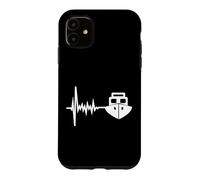 Carcasa para iPhone 11 Marinero Barco Latido del Corazón Barca Fluvial Regalo