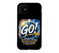 Carcasa para iPhone 11 Mark 16:15 Go Into All The World and Preach The Gospel