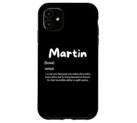 Carcasa para iPhone 11 Martin Definition Personalized Golf Dad Costume For Martins