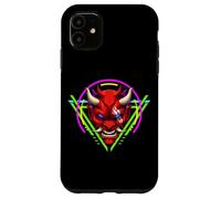Carcasa para iPhone 11 Máscara De Demonio Oni Japonés De Anime, Guerrero