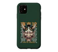 Carcasa para iPhone 11 Máscara Facial Japonesa Demonio Demonio Hannya Oni Yokai Oni