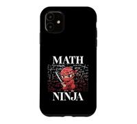 Carcasa para iPhone 11 Matemáticas Ninja Álgebra Cálculo Matemáticas Estudiante Profesor