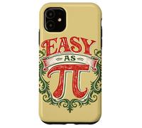 Carcasa para iPhone 11 Matemáticas Retro Tan fáciles como Pi
