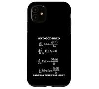 Carcasa para iPhone 11 Maxwell Ecuaciones Luz Electricidad Física Ciencias