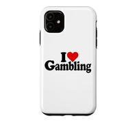 Carcasa para iPhone 11 ME Encanta CORAZÓN APUESTAS Casinos Trading Las Vegas