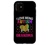 Carcasa para iPhone 11 Me Encanta ser un Autista, Abuela, arcoíris, Rompecabezas, Amor, Chico y niña