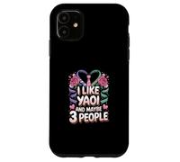 Carcasa para iPhone 11 Me Gusta Yaoi y Tal Vez 3 Personas